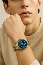 Rosedaiyar Elegant Two-Tone Quartz Wristwatch - Image 3