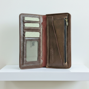 The Executive Long Bifold Leather Wallet