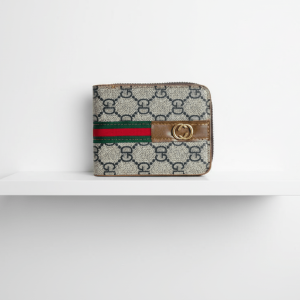 Gucci Ophidia GG Supreme Zip-Around Wallet